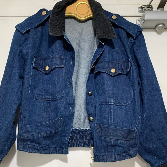 VINTAGE THALIE DENIM BLUE JACKETS SIZE M - Picture 3 of 10